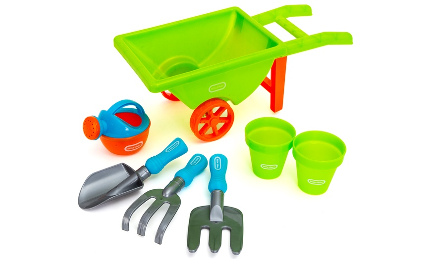 Image 2: Little Tikes Wheelbarrow Set