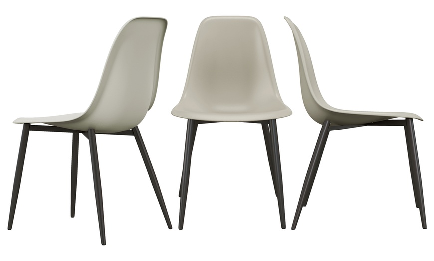 Image 9: Ensemble de 2 ou 4 chaises scandinaves "Lily" Doosense