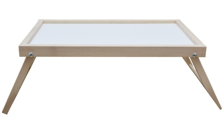 Tavolino-vassoio da letto con gambe pieghevoli