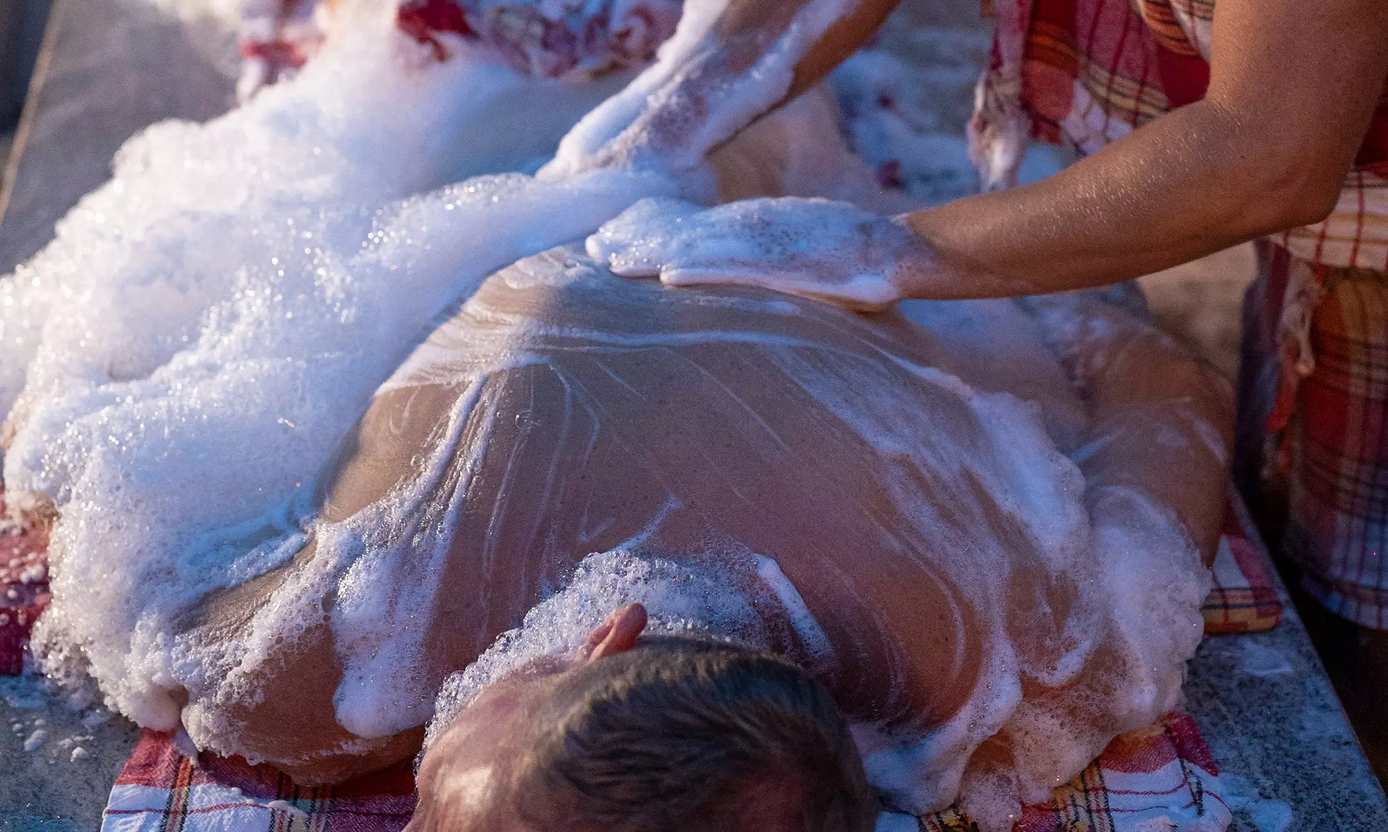 Geniet van diverse sauna's in een groene oase