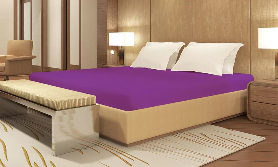 Lenzuolo sotto con angoli in puro cotone alta qualità Made in Italy