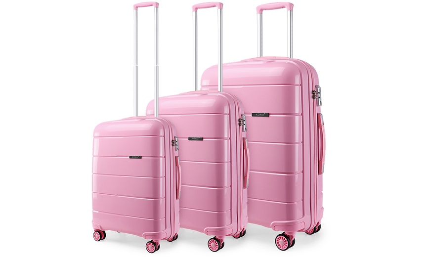 Image 17: Kono Hard Shell Individual Suitcases or Suitcase Set 