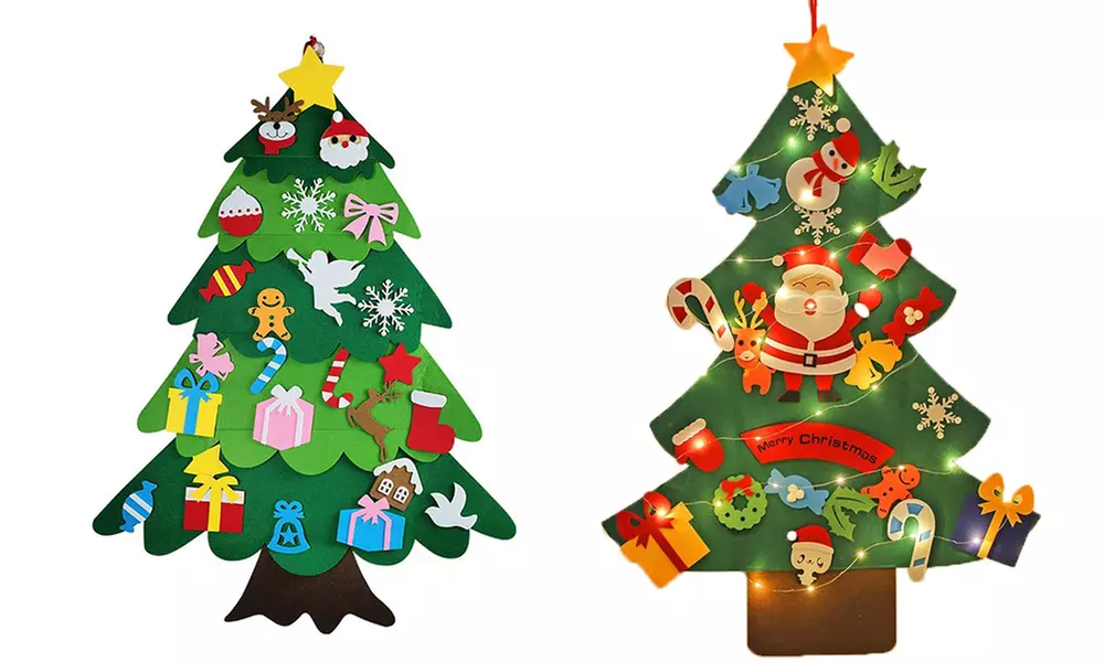 Sapin de Noël mural à faire soi-même