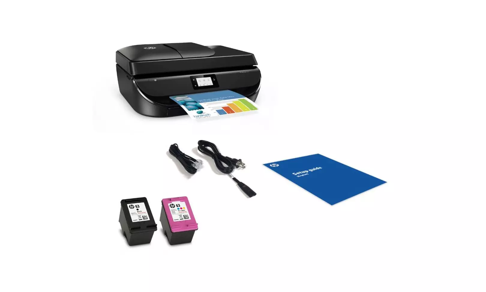 HP OfficeJet 5255 Wireless All-in-One Printer (New) - Primary Image