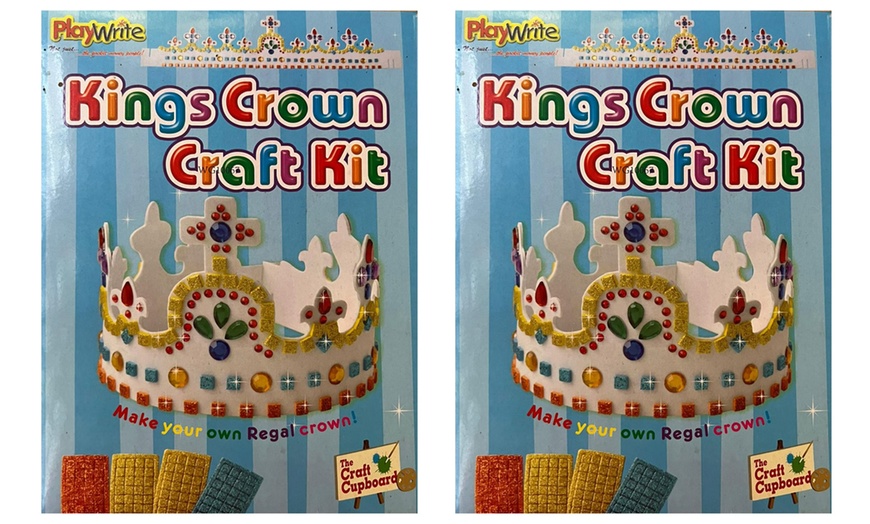 Image 2: One, Two or Four King's Crown Craft Kits