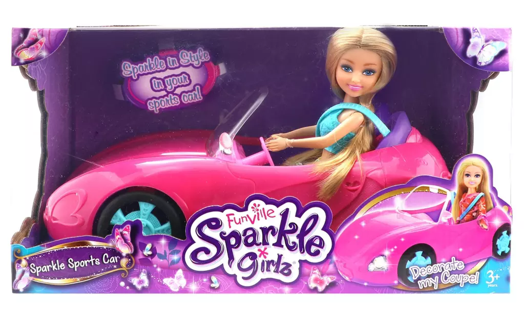 Poupée mannequin et son cabriolet - Second Medium