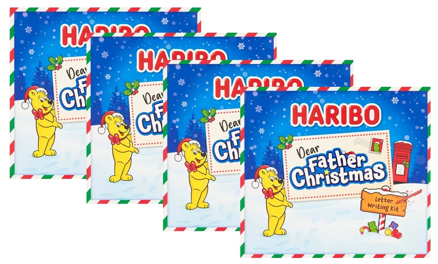 Image 2: 2, 4 or 6x Haribo Father Christmas Letter Writing Kit