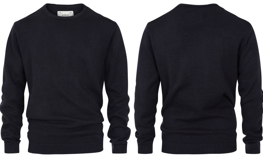 Image 8: Blu Apparel Knitted Crew Neck Jumper 