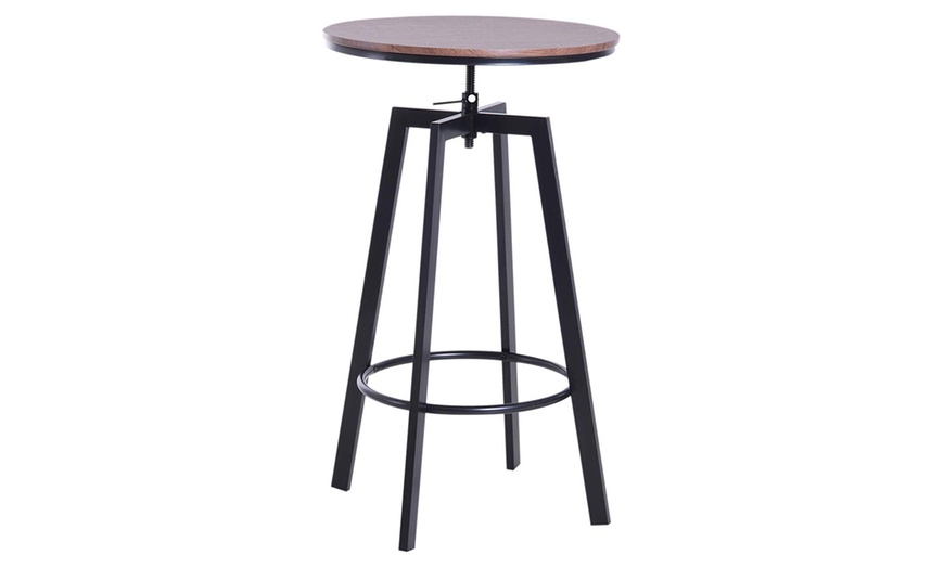 Image 4: Homcom Bar Stools and Table Set