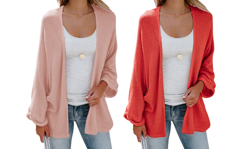 Image 18: Women's Loose Fit Cardigan