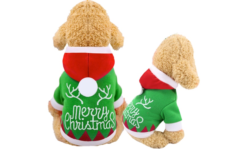 Image 3: Christmas Dog Jumper