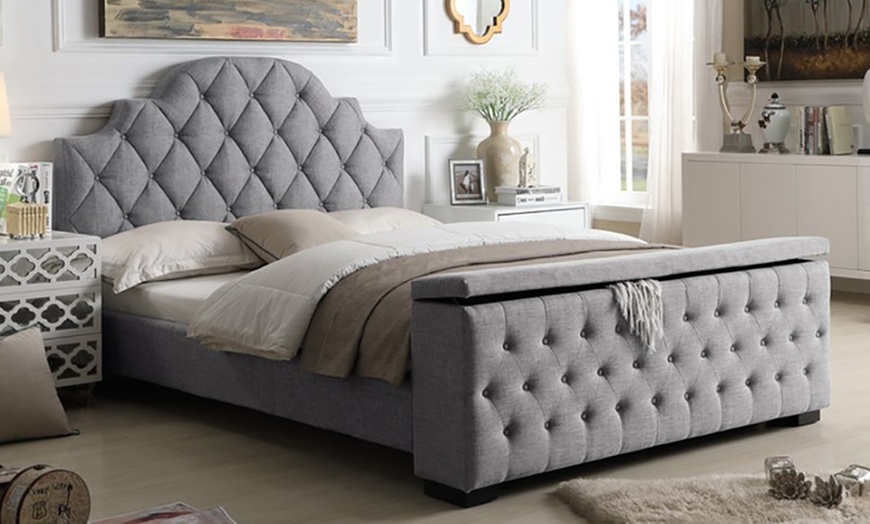 Image 2: Footboard Storage Bed