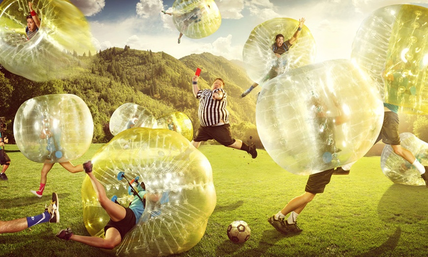 Image 2: Group Bubble Soccer, 3 Cities