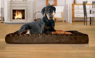 image for Memory Foam or Orthopedic Pet Bed in Ultra-Plush or Faux-Fur 