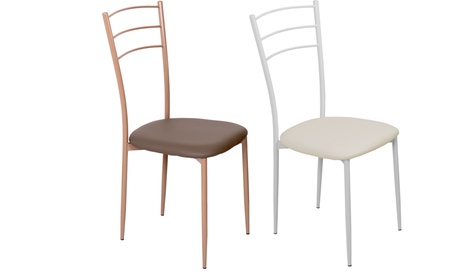 Set di 6 sedie Nelly, disponibili in 2 colori