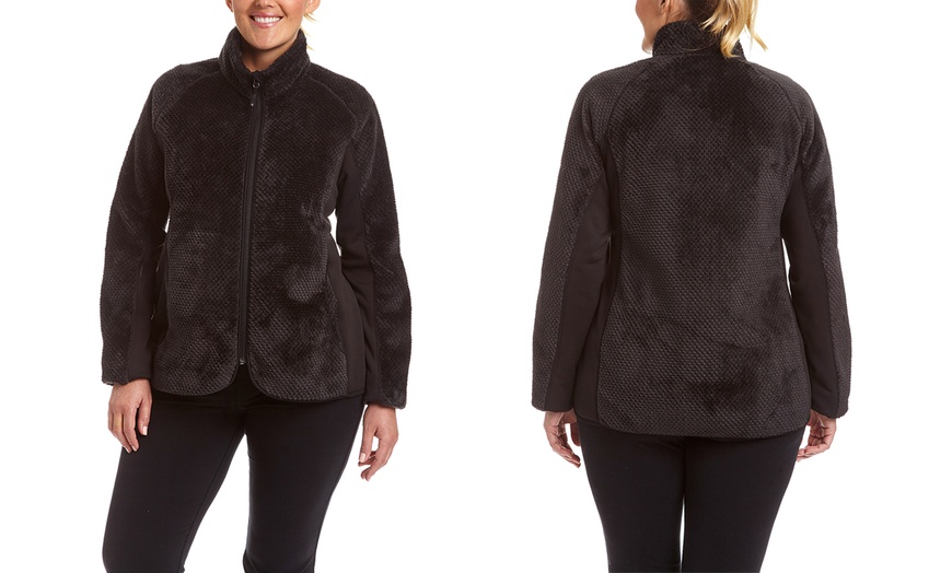 Champion Women's Sherpa Hybrid Jacket with Pockets Groupon