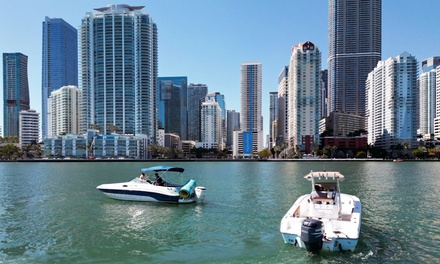 2 Hour SeaRay Sundeck 26' Sunset Cruise for 4 - Legacy Boats