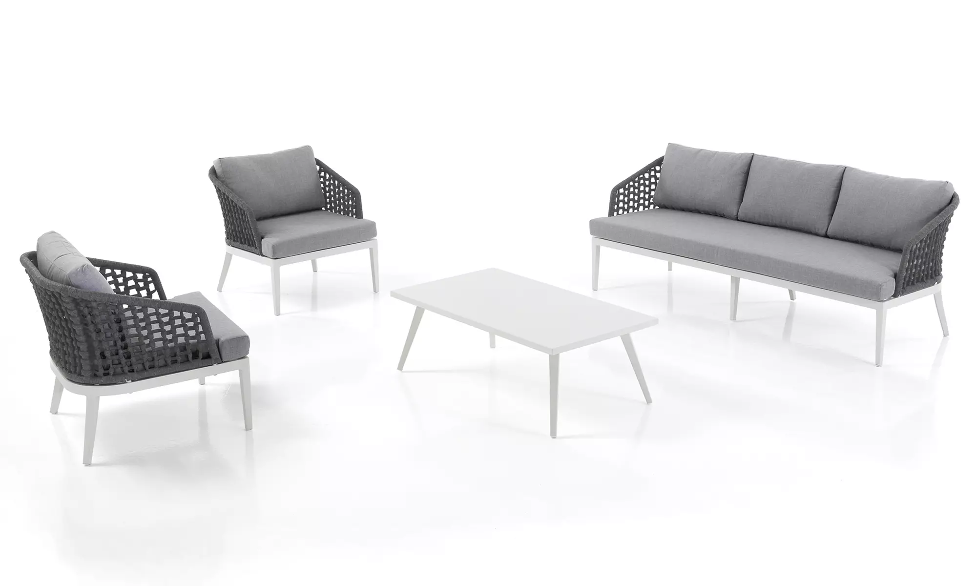 Salon d'intérieur et d'extérieur "Hamisi" 4 pièces, livraison offerte - Primary Image