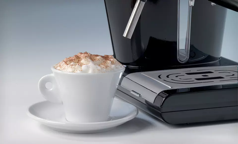 $109.99 for an Espressione Café Retró Espresso Machine in Black ($400 List Price) - Second Medium