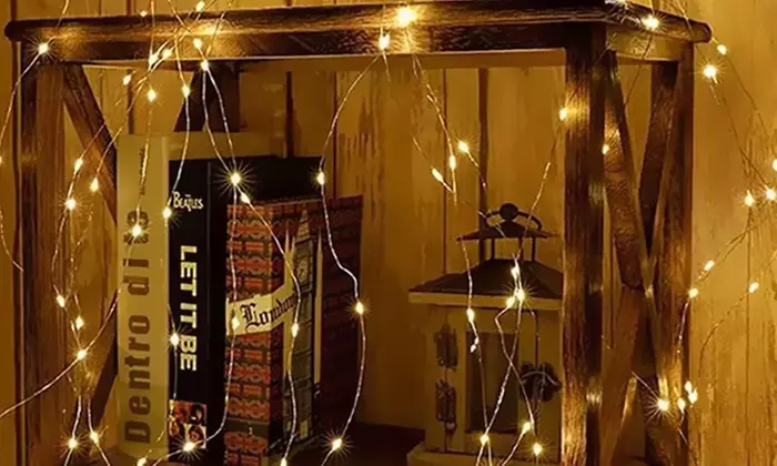 2 Pack Solar Lights Outdoor Solar String Lights Solar Christmas Decor Lights