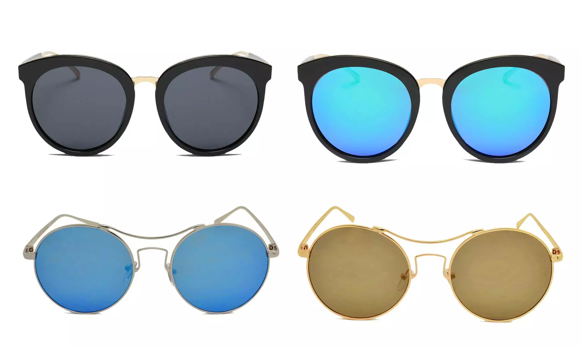 MK Belted Collection Joyce Round UV Protection Polarized Sunglasses - Primary Image