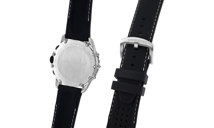 Image 15: Chrono Diamond Men's Watch