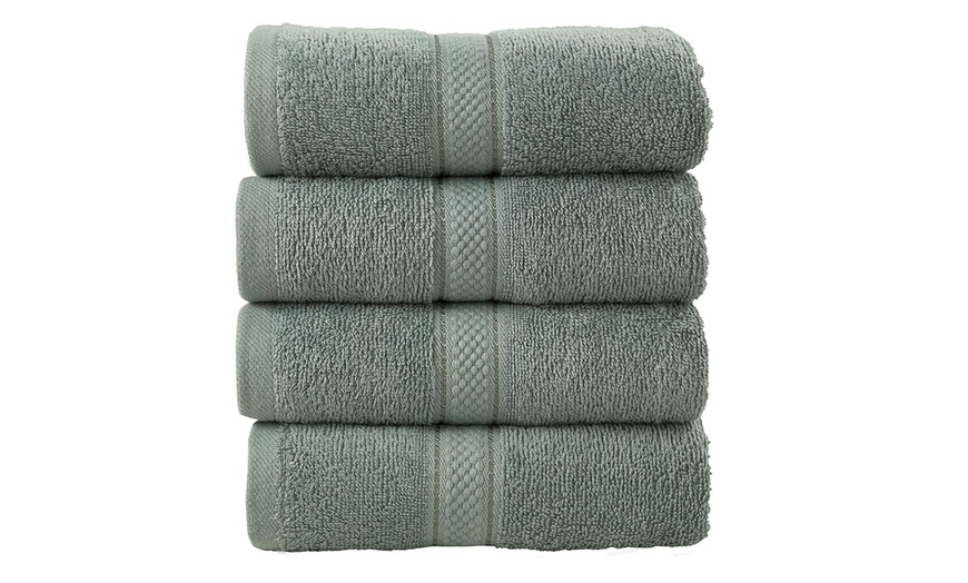 Image 54: 100% Cotton Towel Set