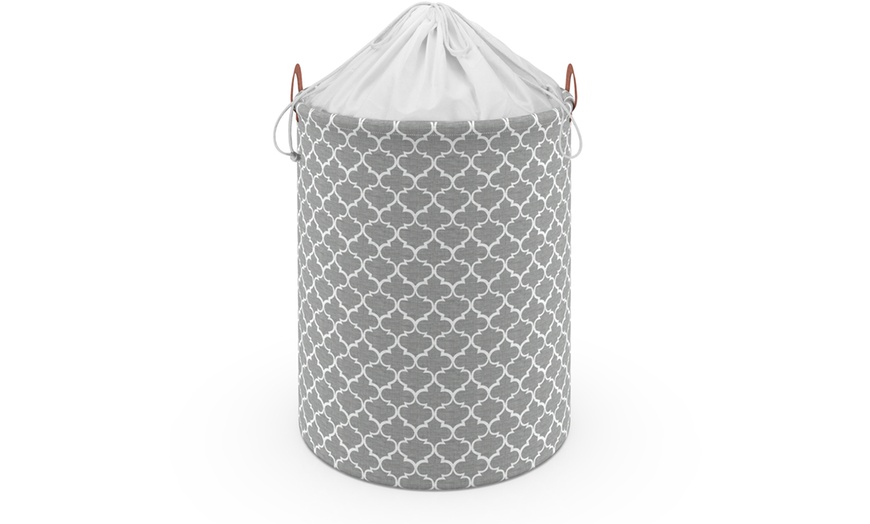 Image 37: Vinsani Drawstring Laundry Basket