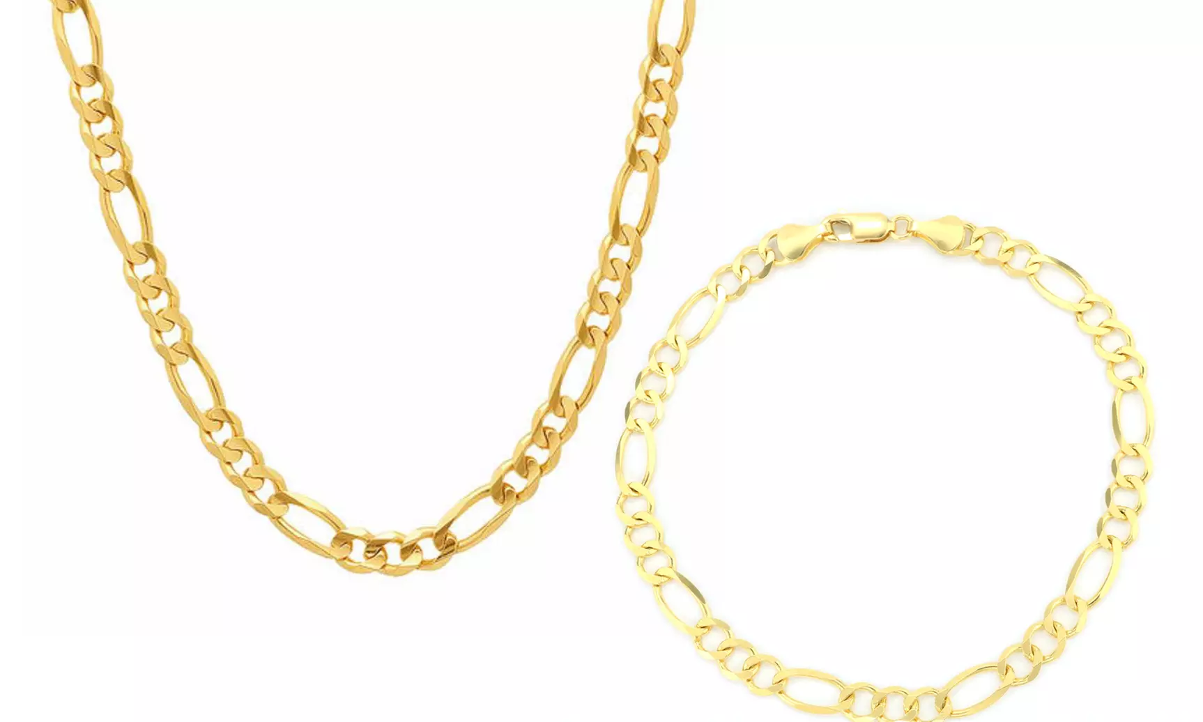 18K Gold 5.8MM Figaro Chain - Primary Image