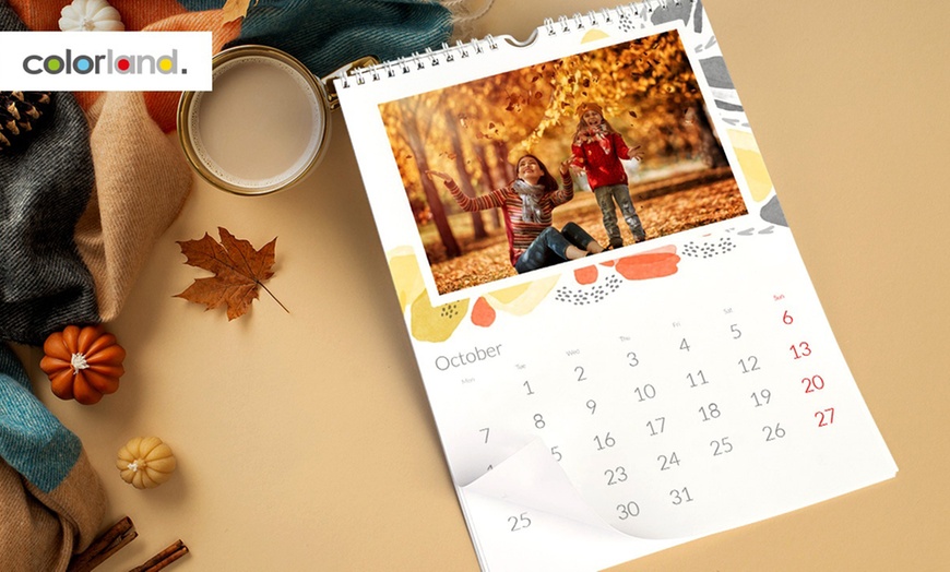 Image 2: Personalised Photo Calendar from Colorland IE