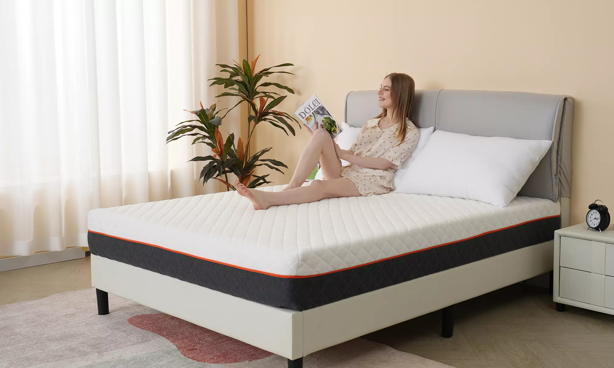 Kono traagschuim matras in 7 zones met afneembare wasbare hoes, incl. verzendkosten - Primary Image