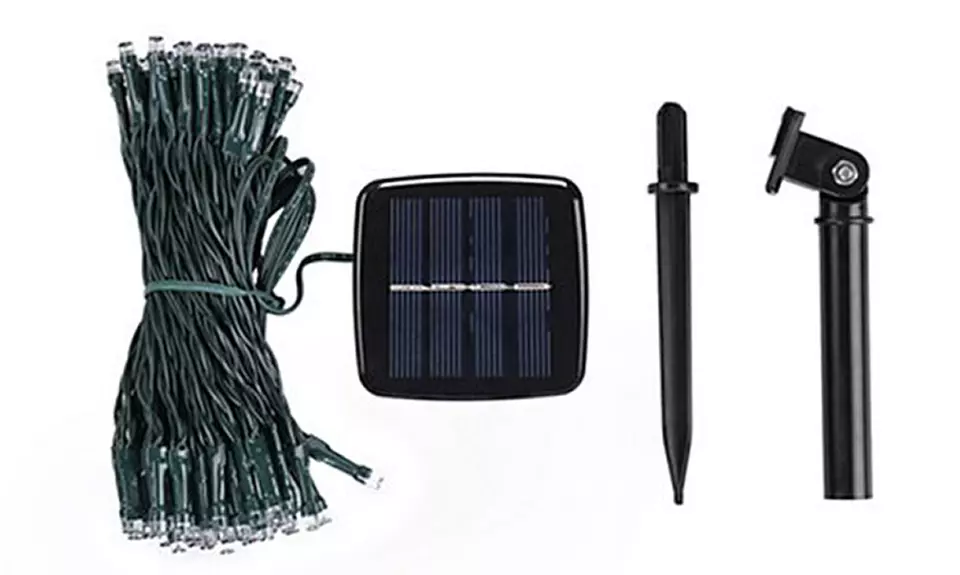 100 LED Solar-Powered Multi Color Fairy String Lights - Second Medium