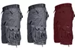 Men's Belted Cargo Shorts (3-Pack; 32–46) - Second Medium