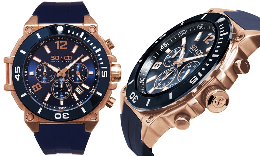 Image 3: So & Co New York Men's Watch