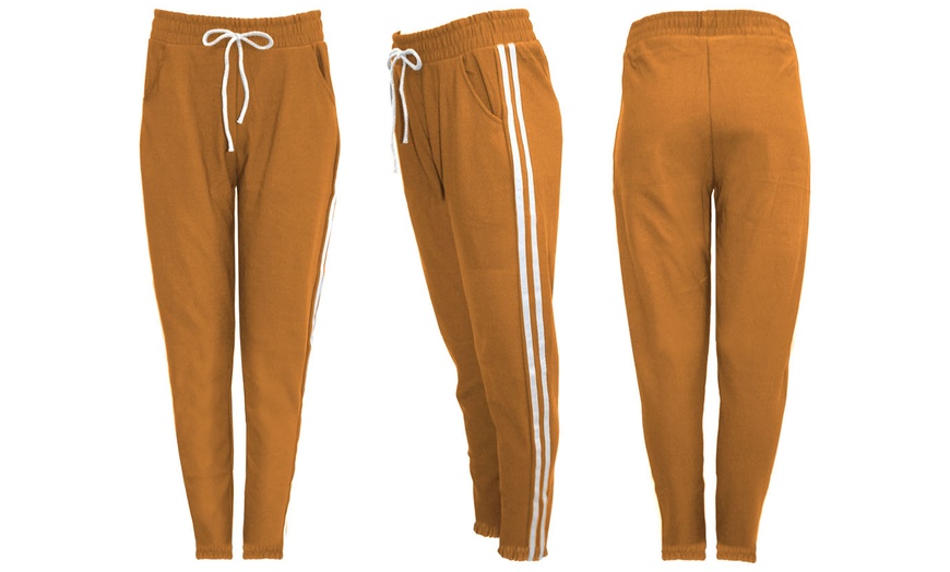 Image 7: Side-Stripe Sports Pants