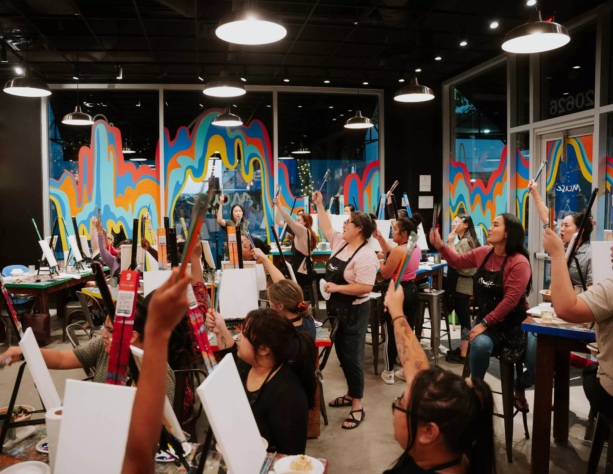 Paint and Sip Experience for Two or Four at Muse Paintbar: Nashville