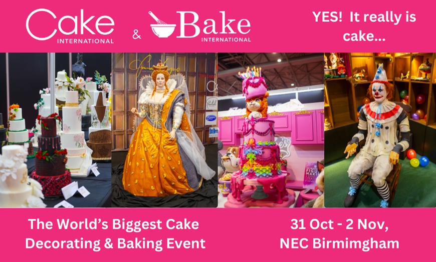 Image 1: Cake International in NEC Birmingham (From 31/10/2025 to 02/11/2025)