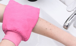 One or Two Exfoliating Bath Gloves