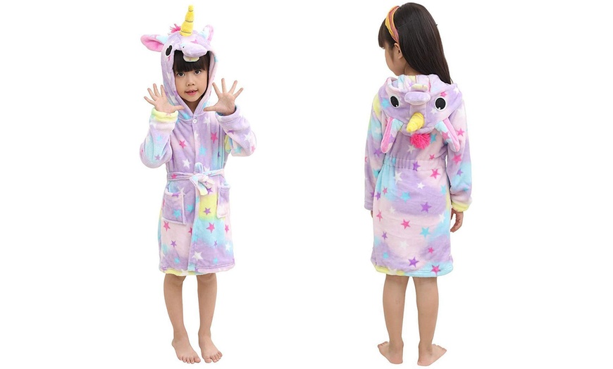 Image 6: Unicorn Dressing Gown