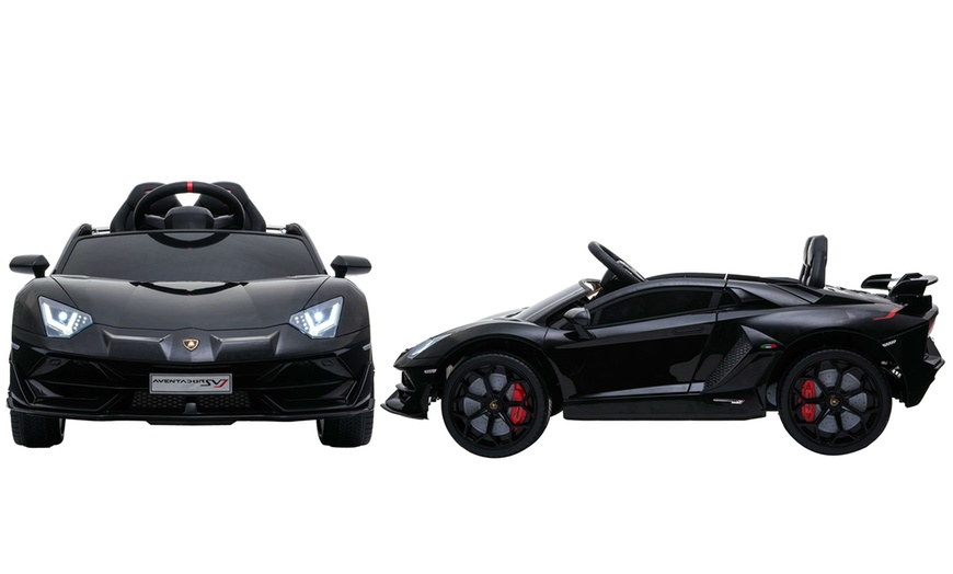 Image 3: Lamborghini Aventador Kids' Electric Ride-on Toy Car