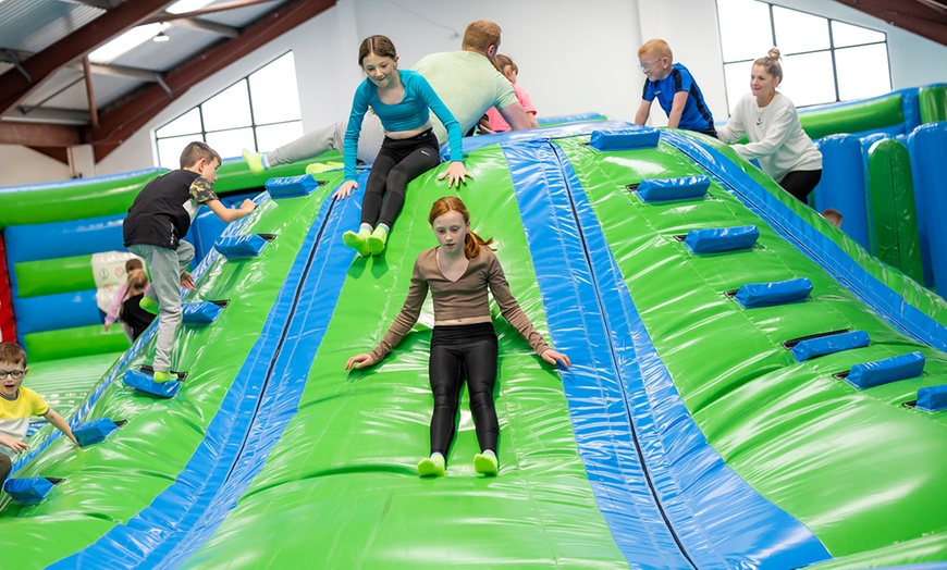 Image 4: Experience a 90-Min Inflatable Park Session For Up to Four People 