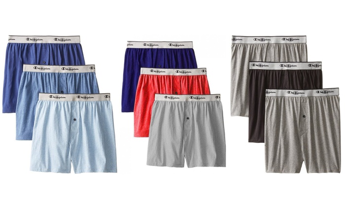 champion knit boxers