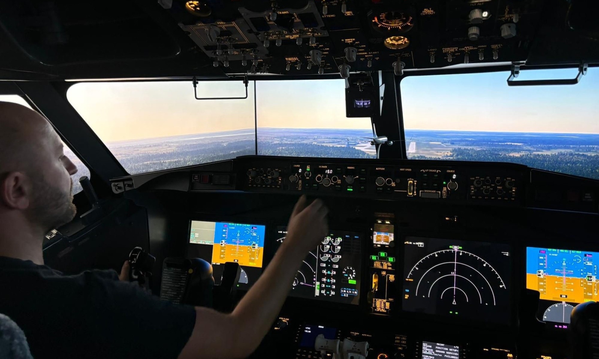 Zasiądź za sterami samolotu: Symulator lotu Boeingiem 737 MAX