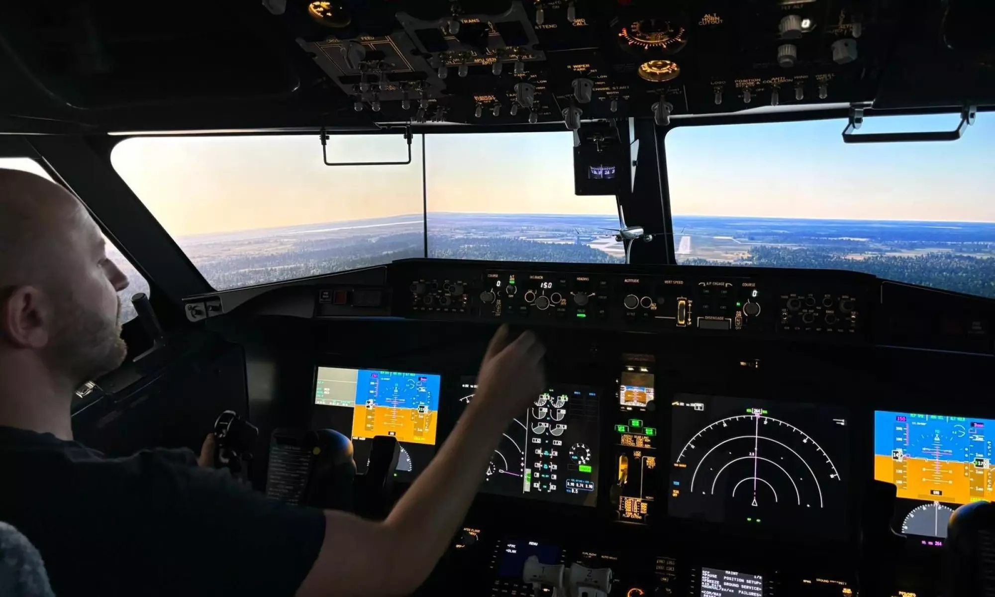 Zasiądź za sterami samolotu: Symulator lotu Boeingiem 737 MAX