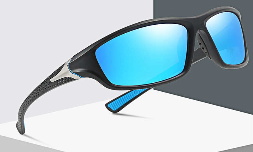 Image 4: Unisex Polarized Outdoor Cycling Sunglasses