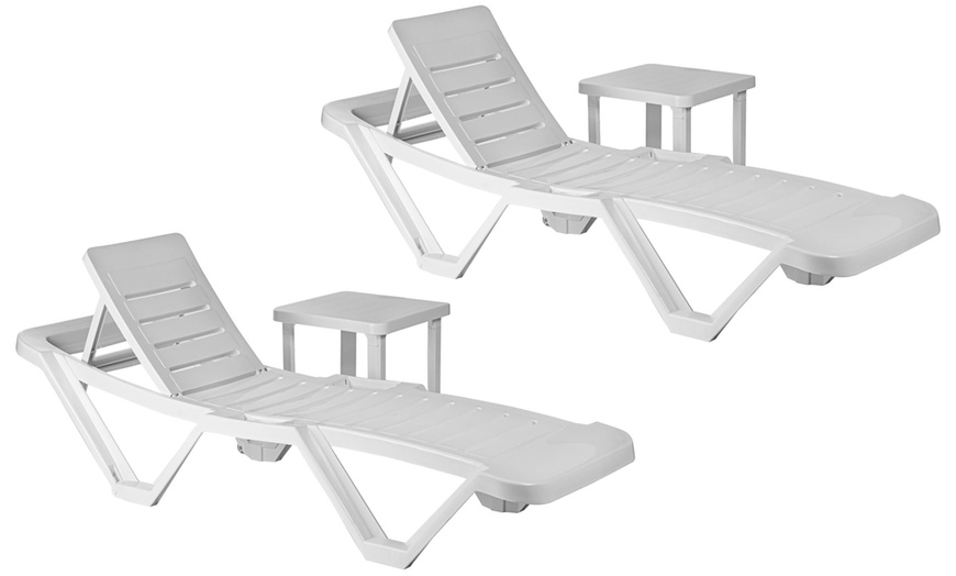 Image 12: Adjustable Sun Lounger