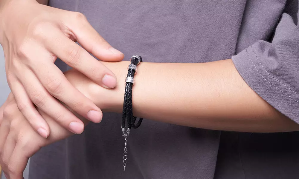 Lederarmband mit Namen