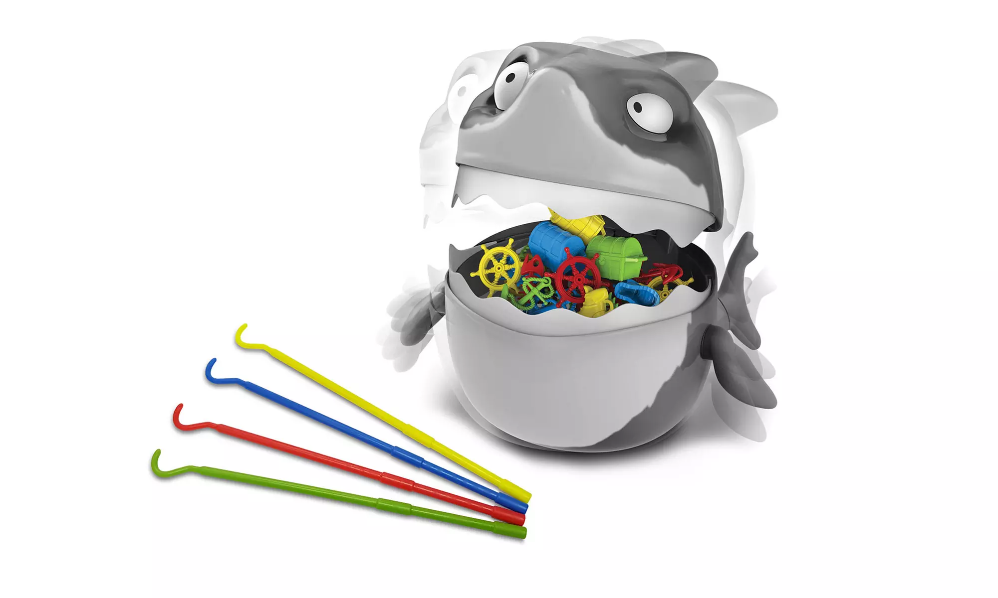 Shaky Shark Action Game with 24 Accessories - Image 2