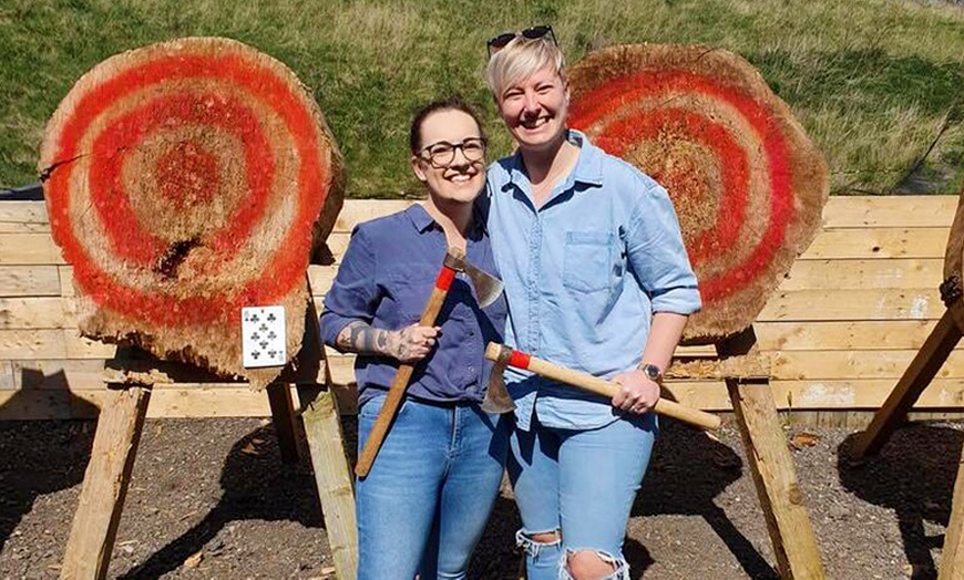 Image 1: Enjoy Axe Throwing for One or Two