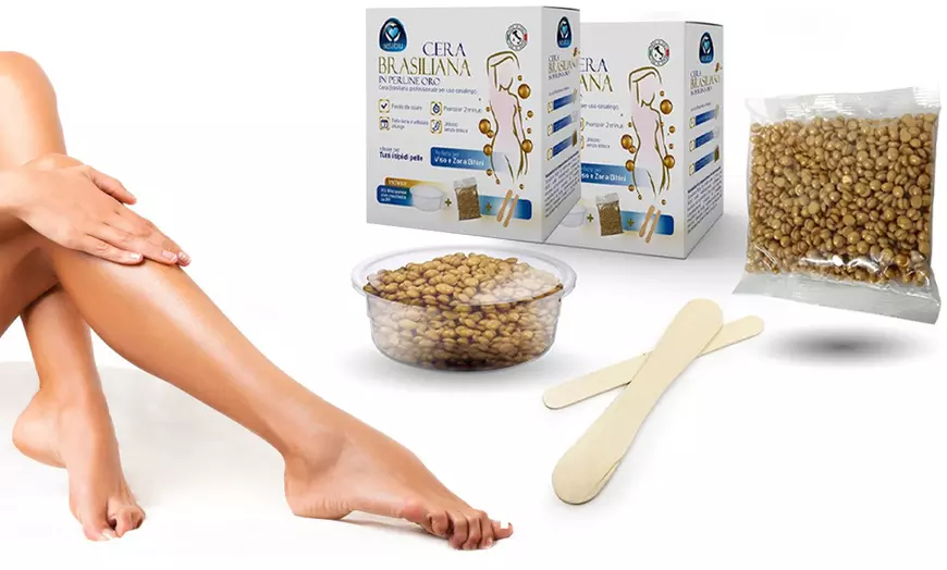 Image 1: Set van 2 brazilian wax kits